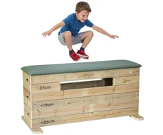 CLASSIC WORLD EDU Wooden Gymnastics Box 3 Levels Certificate