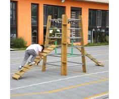 CLASSIC WORLD EDU Wooden Ramp Footbridge to the Playground Certificates