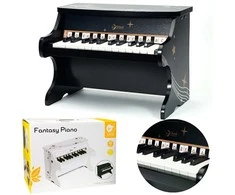 Medinis juodas pianinas CLASSIC WORLD