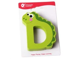CLASSIC WORLD Wooden Letter D