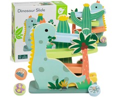 Medinė spalvinga dinozaurų čiuožykla CLASSIC WORLD