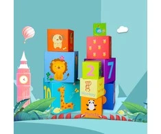CLASSIC WORLD Magic Box Blocks Puzzle Tower Box Educational Toy