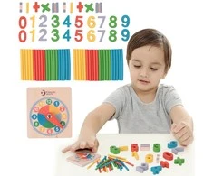 ClassicWorld Klasikinio pasaulio matematinių žaidimų numeriai Montessori 67 EL.