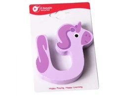 CLASSIC WORLD Wooden Letter U
