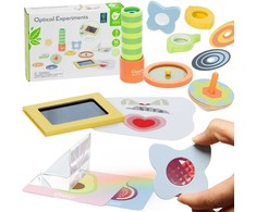Classic World optinių eksperimentų rinkinys Sensorinis iliuzijų pasaulis 16vnt