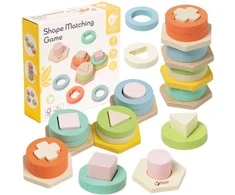 CLASSIC WORLD Montessori formų ir spalvų rūšiuoklė