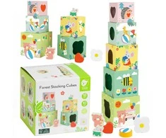 Dėlionė CLASSIC WORLD CW20222 Puzzle Cube Box Miško piramidė 10 vnt.