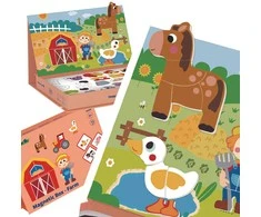 Tooky Toys TOOKY TOY magnetinė dėlionė Ferma