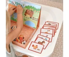Tooky Toys TOOKY TOY magnetinė dėlionė Ferma