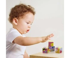 Viga Toys VIGA Medinė dėlionė Ūkis 4 kaladėlės