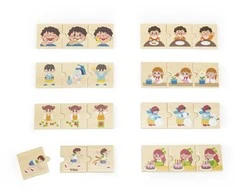 Dėlionė Viga Toys VIGA Wooden Puzzle Matching Activities for Kids