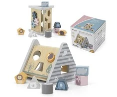 Viga Toys VIGA PolarB Wooden Pyramid Block Sorter Puzzle