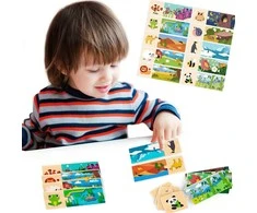 Dėlionė Viga Toys VIGA Logic Puzzle with Animals Jigsaw Puzzle