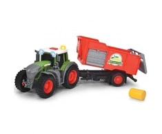 „Dickie Farm Tractor Fendt“ su priekaba 26 cm šienu