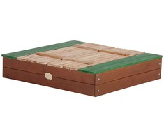 Ella Sandpit AXI medinė smėlio dėžė su suolais