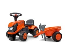 Falk Traktorius su Priekaba Kubota Oranžinis