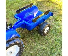 FALK „New Holland“ pedalinis traktorius su priekaba ir atidaromu variklio dangčiu, 2-5 metų vaikams