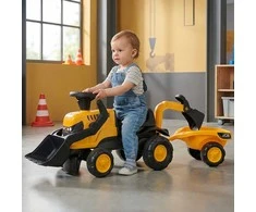 FALK JCB Traktorius Su Priekaba, Šake, Ir Kastuvu, Tylios Padangos, 1-3 Metai