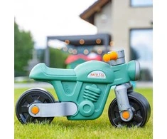 Vaikiškas paspirtukas motociklas FALK Moto Premier Vintage žalias
