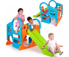 FEBER Large Playground Activity Center 100 cm Slide Climbing Wall Shapes