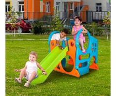 FEBER Large Playground Activity Center 100 cm Slide Climbing Wall Shapes