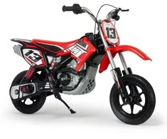 Injusa Vaikiškas elektrinis motociklas Motor Cross Raudona 24V