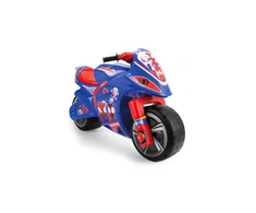 Pasispiriamas vaikiškas motociklas Injusa Spidey, su Žmogaus-voro motyvais