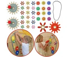 Mechanizmų ir dantračių rinkinys MASTERKIDZ STEM