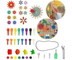 MASTERKIDZ Priedas Set Mix Pins Screws Tools 352 pcs.