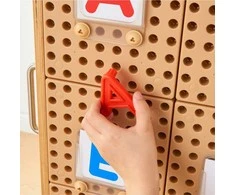 MASTERKIDZ Alfabetas Didžiųjų ir Mažųjų Raidžių Rinkinys STEM 122 el.