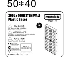 MASTERKIDZ Creative STEM Science Board Wall Panel 40x20 cm Without Mounting Panel