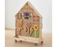 MASTERKIDZ Wooden STEM Board Freestanding XXL in the Shape of a House