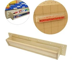 MASTERKIDZ Wooden Container with Transparent Wall 80 cm for STEM Science and Creativity Boards