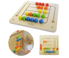 MASTERKIDZ Edukacinė lenta Labirintas su koralikais Montessori
