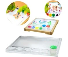 MASTERKIDZ Teca piešimui Montessori kvadratinė