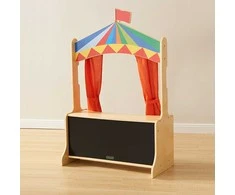 MASTERKIDZ Wooden Puppet Theatre Shop Stall