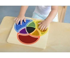 MASTERKIDZ edukacinė lenta su veidrodžiu, mokanti maišyti spalvas