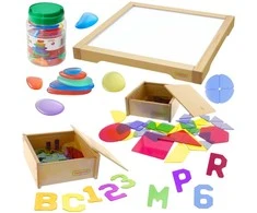 MASTERKIDZ LED jutiklinė dėžutė su priedų rinkiniu