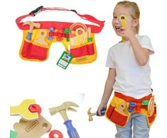 MASTERKIDZ medinių įrankių rinkinys su diržu