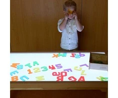 MASTERKIDZ Transparent Numbers and Letters 38 pcs Montessori