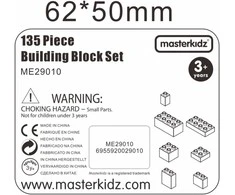 MASTERKIDZ STEM statybinių kaladėlių rinkinys 135 vnt