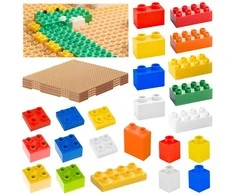 MASTERKIDZ Konstruktorių Rinkinys STEM 135 el. su Pano Dangteliais 4 vnt.