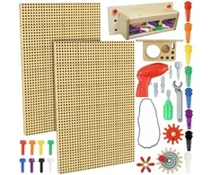 MASTERKIDZ STEM Mounting Panels 2x 120x80 cm + Accessories XXL Set
