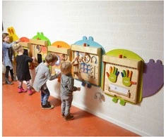 MASTERKIDZ Flex Wall Mounting System for 5 Educational Boards - Caterpillar