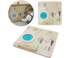 MASTERKIDZ Montessori Human Life Cycle Educational Board