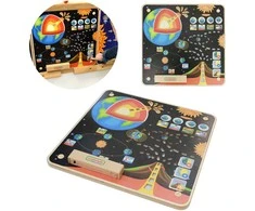 MASTERKIDZ Montessori Earth Educational Board