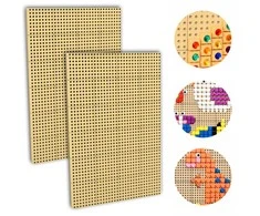 MASTERKIDZ Creative STEM Science Board Set of 2 + Mounting Panel 120x80cm
