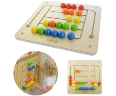 MASTERKIDZ Educational Wall Board Maze Beads Montessori