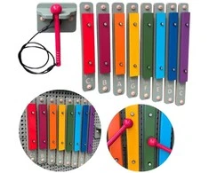 MASTERKIDZ Wall Cymbals Xylophone Musical Instrument STEM Board Accessories