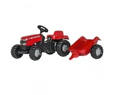 „Rolly Toys Rollykid Massey Ferguson“ pedalai su priekaba